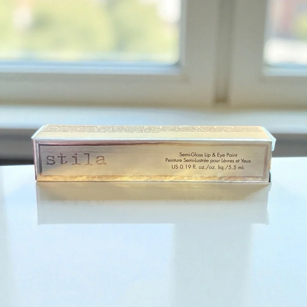 💎 STILA Semi-Gloss Lip & Eye Paint Lip Gloss in Raphael Full-Size New In Box